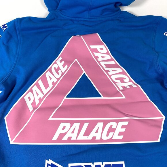 PALACE x KAPPA For Alpine Blue Hoodie - Picture 6 of 9